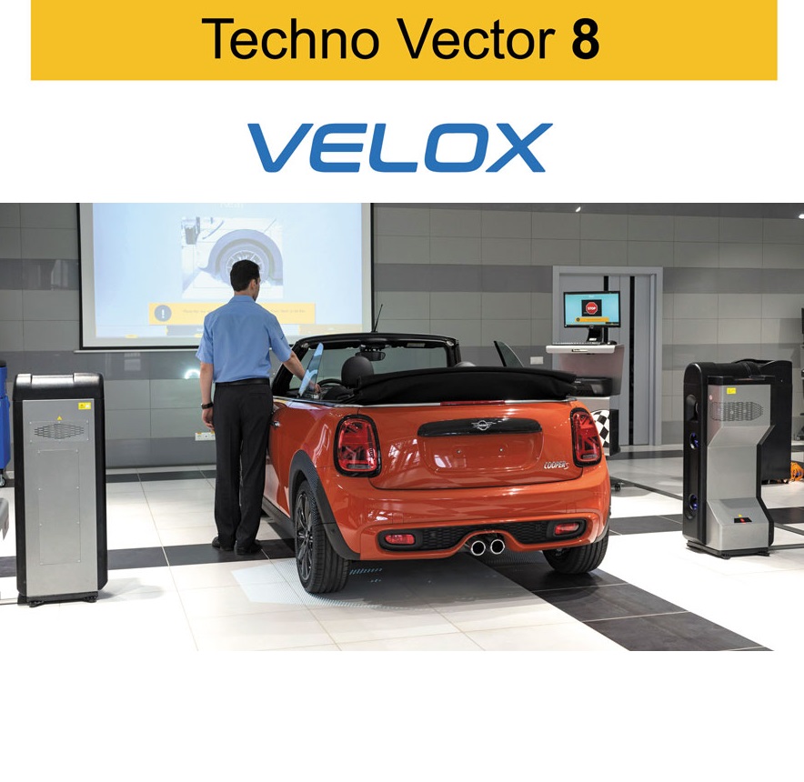 Техносоюз T8102 VELOX  бесконтактный стенд сход развал Техно Вектор