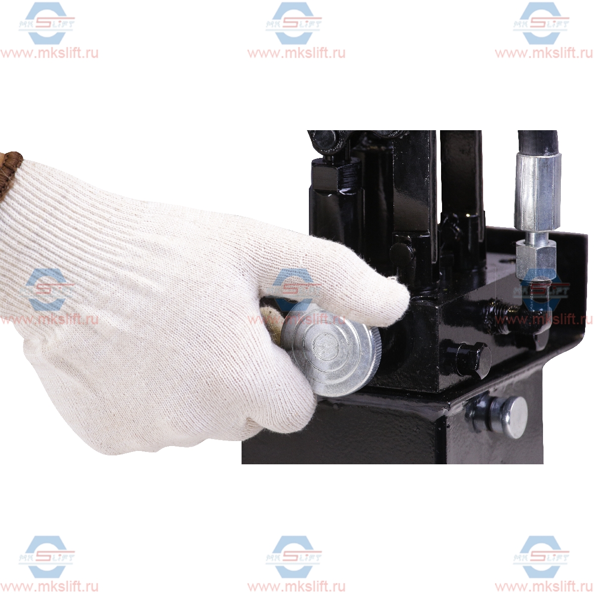 Насос гидравлический ручной 30 т KraftWell  арт. KRWHP30V