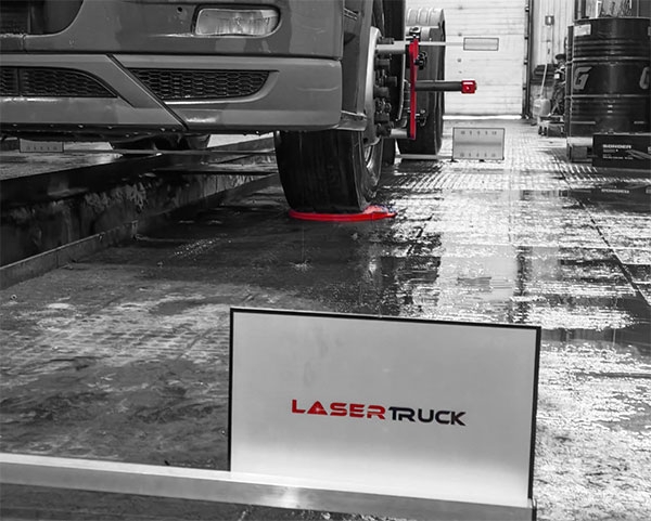 Стенд для измерения углов установки колёс и осей грузовиков LaserTruck