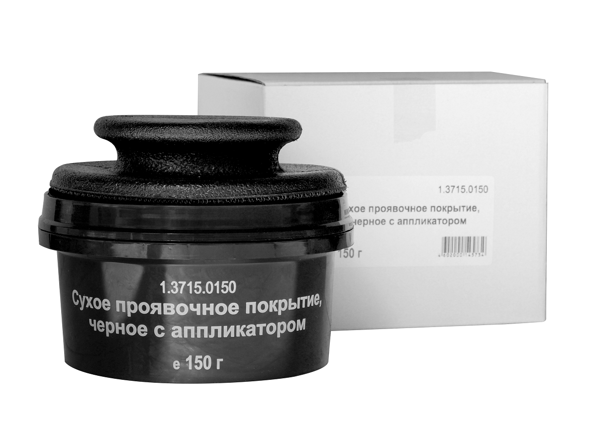 Покрытие сухое проявочное с аппликатором ИНТЕРКОЛОР чёрное (150 г)