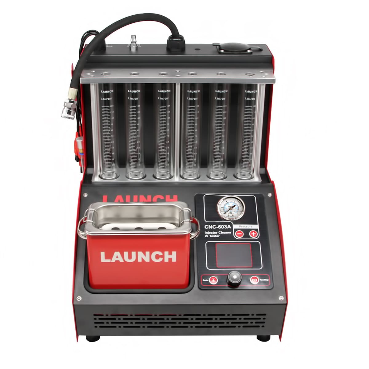 Техносоюз Стенд для тестирования и очистки форсунок Launch CNC-603A NEW, для 6-и форсунок