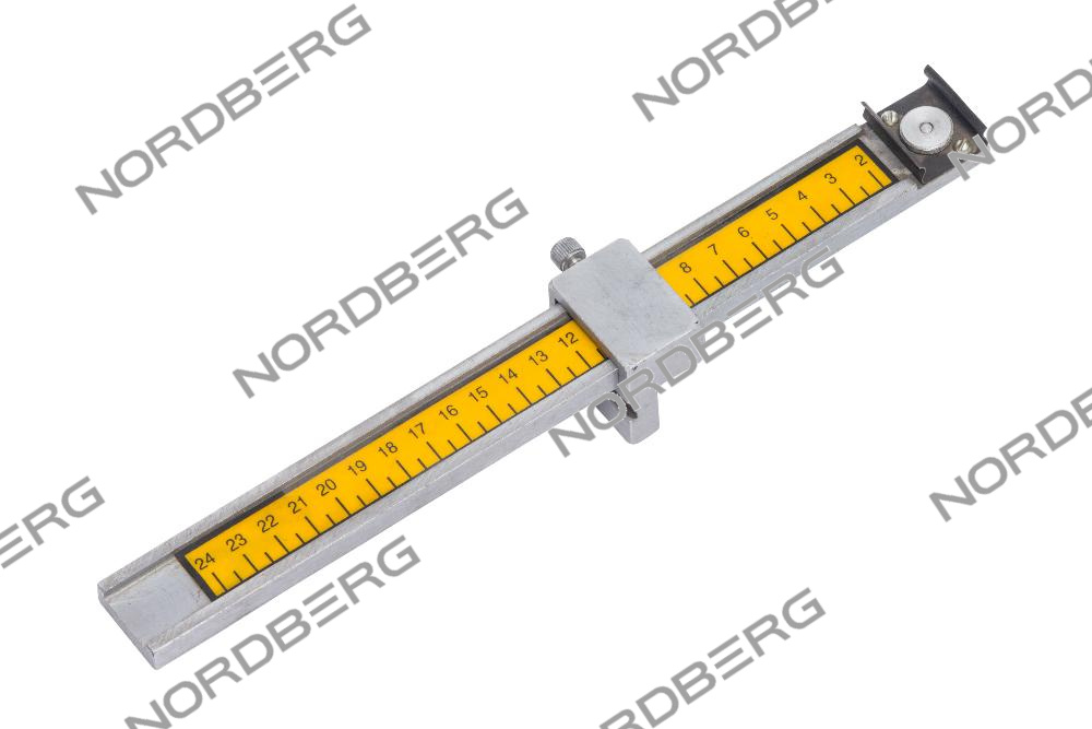 Линейка для монтажа грузиков NORDBERG