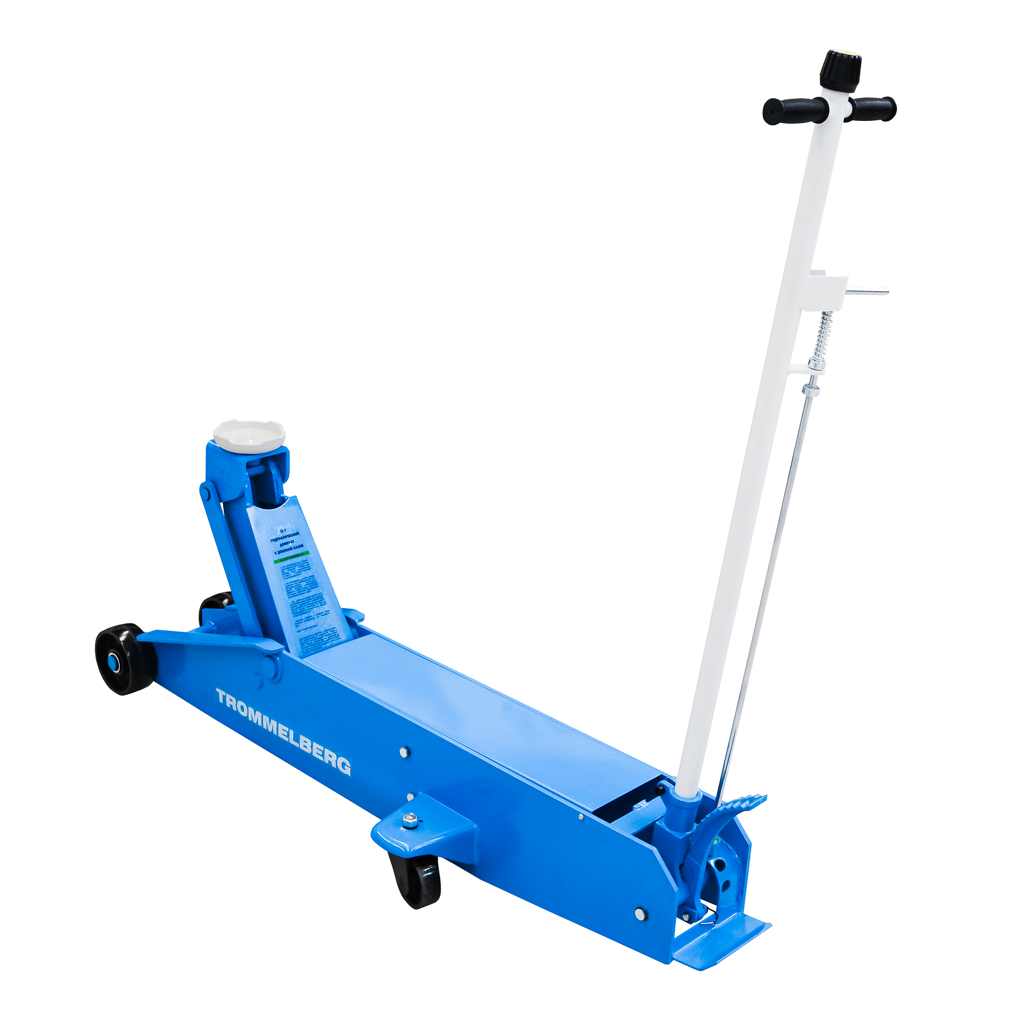 Домкрат подкатной с длинной базой на 5 тонн TROMMELBERG XRD0338 (150/600 мм)