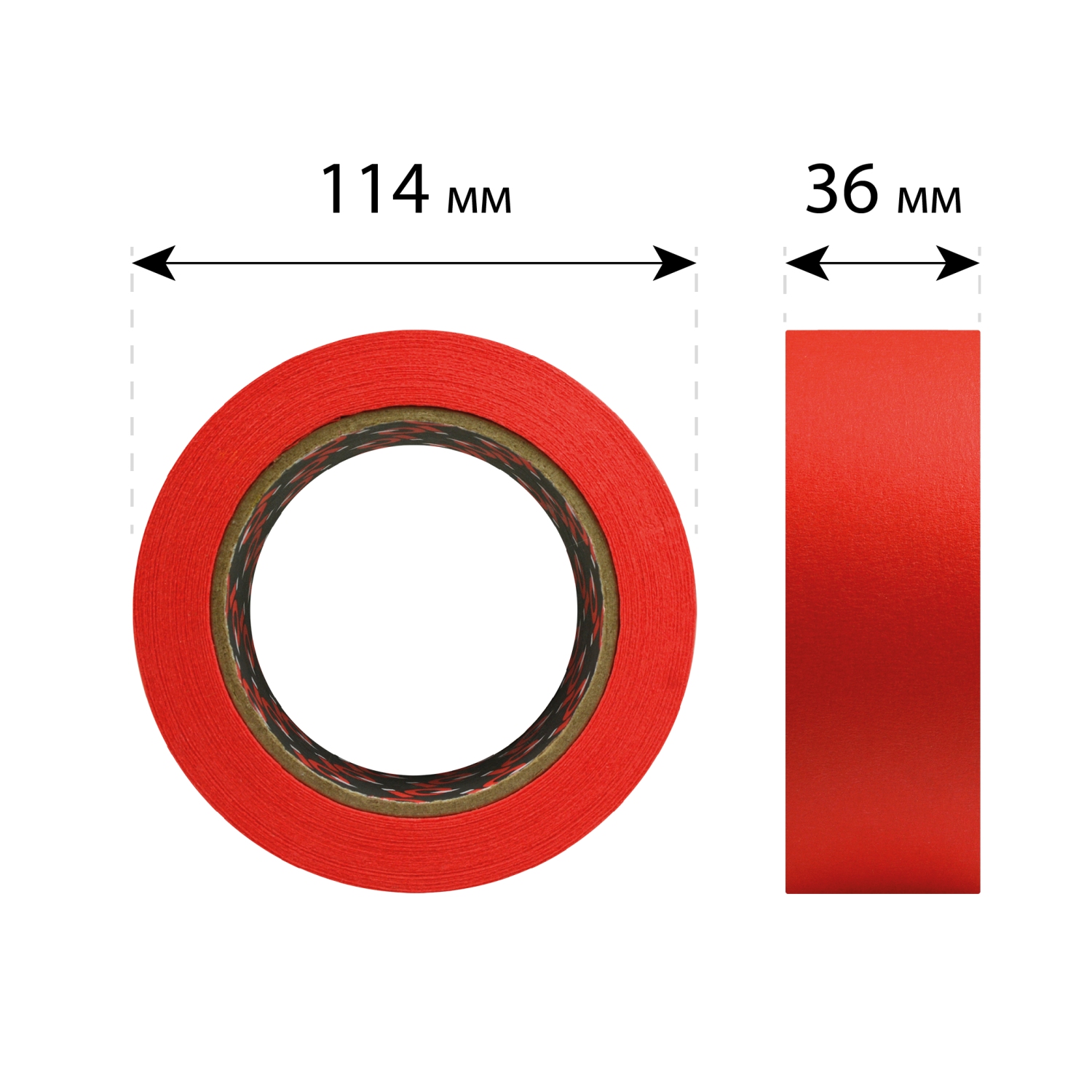Лента маскировочная IQ RED LINE 90° (36 мм X 40 м)