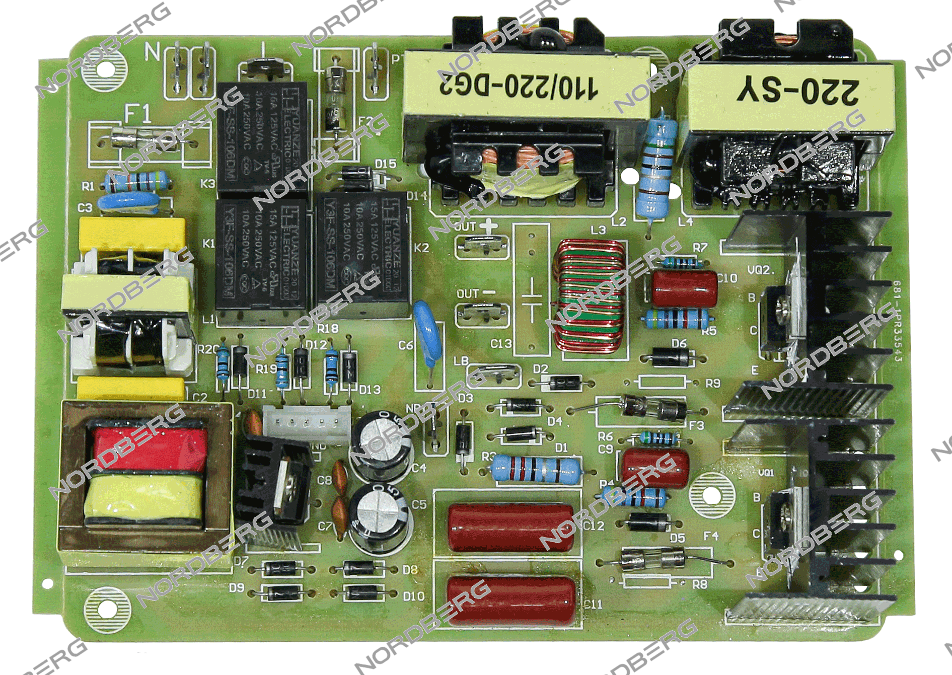 Плата DG2_TD для NU32D/NU100D NORDBERG