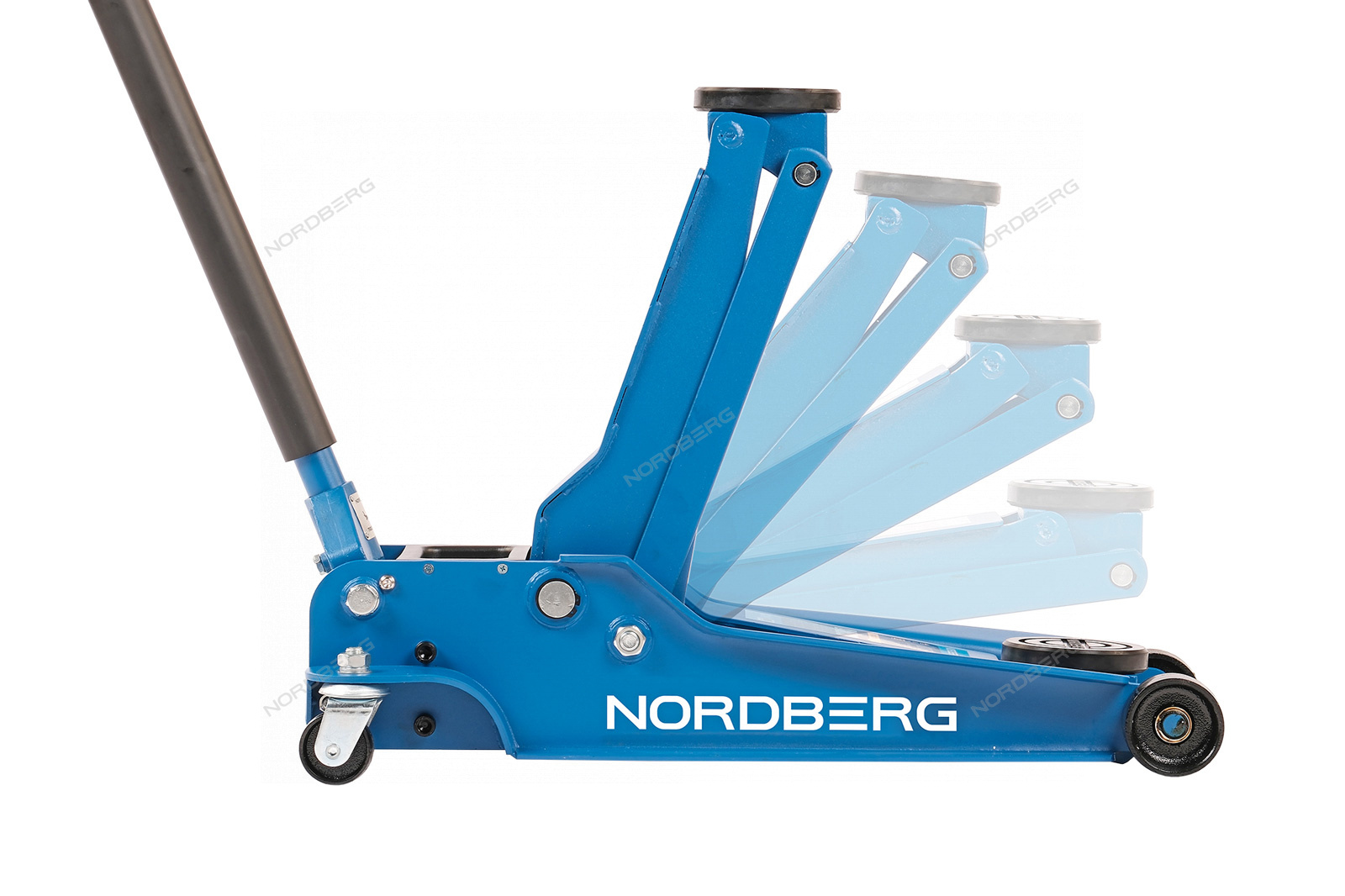Домкрат подкатной 4 т, низкий подхват NORDBERG