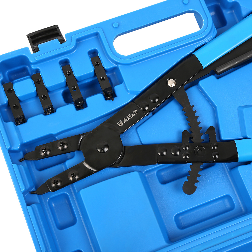 Съемник стопорных колец 2шт со сменными носами 16" TA-H1037 AE&T