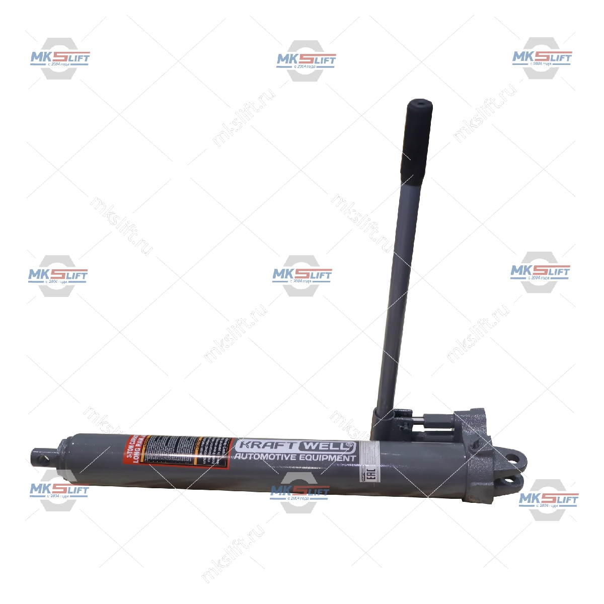 Цилиндр гидравлический с двухтактным насосом 3  т KraftWell  арт. KRWC1DCYL