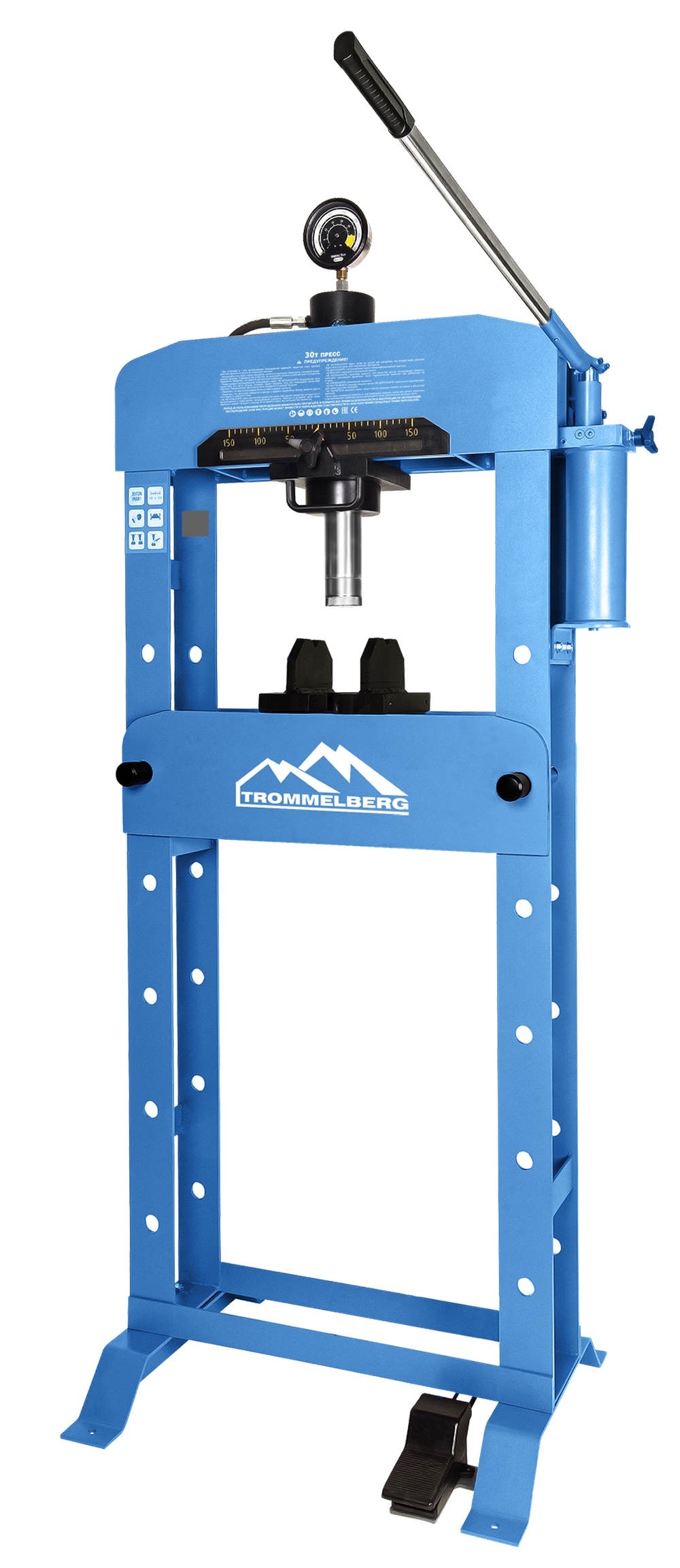 Пресс гидравлический напольный на 30 т TROMMELBERG SD20030EAM с пневмоприводом
