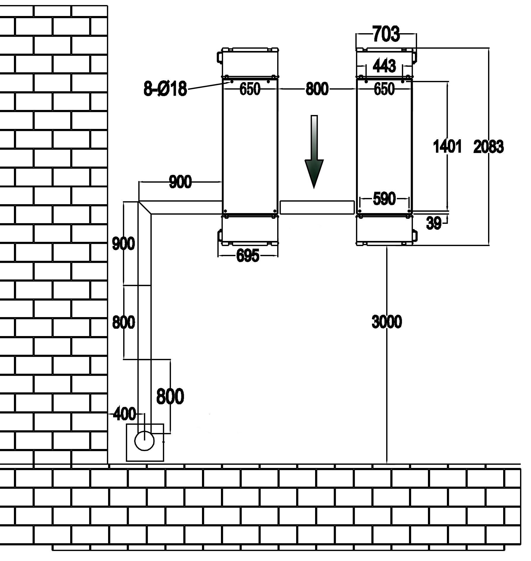 Подъемник ножничный BRANN FT-3