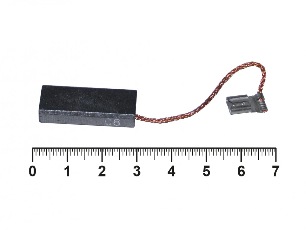 Щётка графитовая 30х11х6 мм для RUPES SV10E (10 шт.)