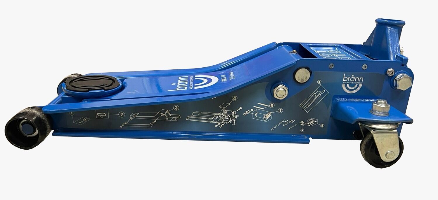 Домкрат подкатной гидравлический низкопрофильный BRANN BRJ-3X