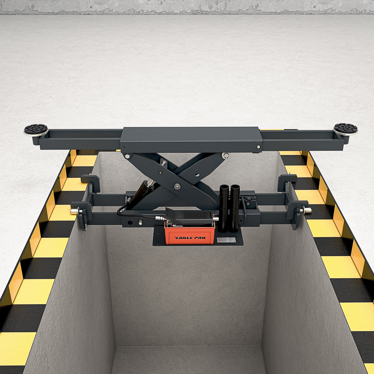 Траверса пневмогидравлическая ТР 532 (ямная)
