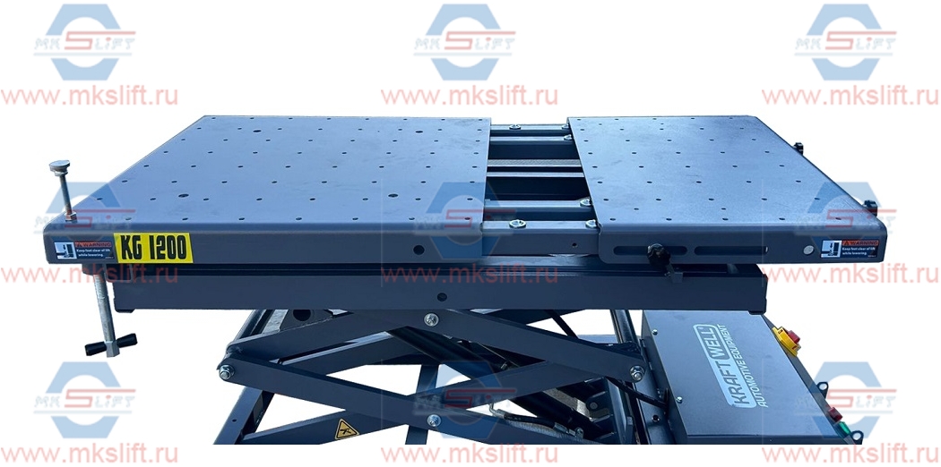Платформа подъемная передвижная с электрогидравлическим приводом, г/п 1200 кг. KraftWell  арт. KRWLT-12E