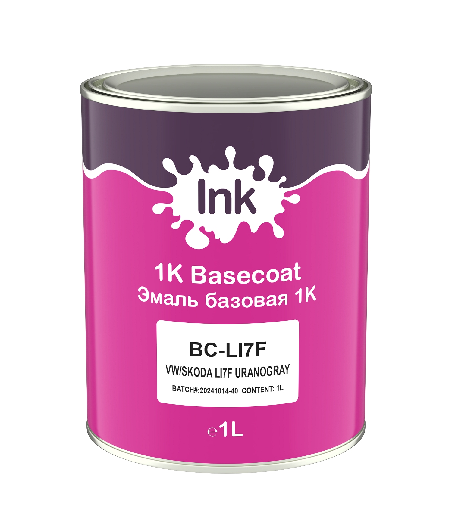 Базовая эмаль INK VW/SKODA LI7F URANOGRAY (1 л)