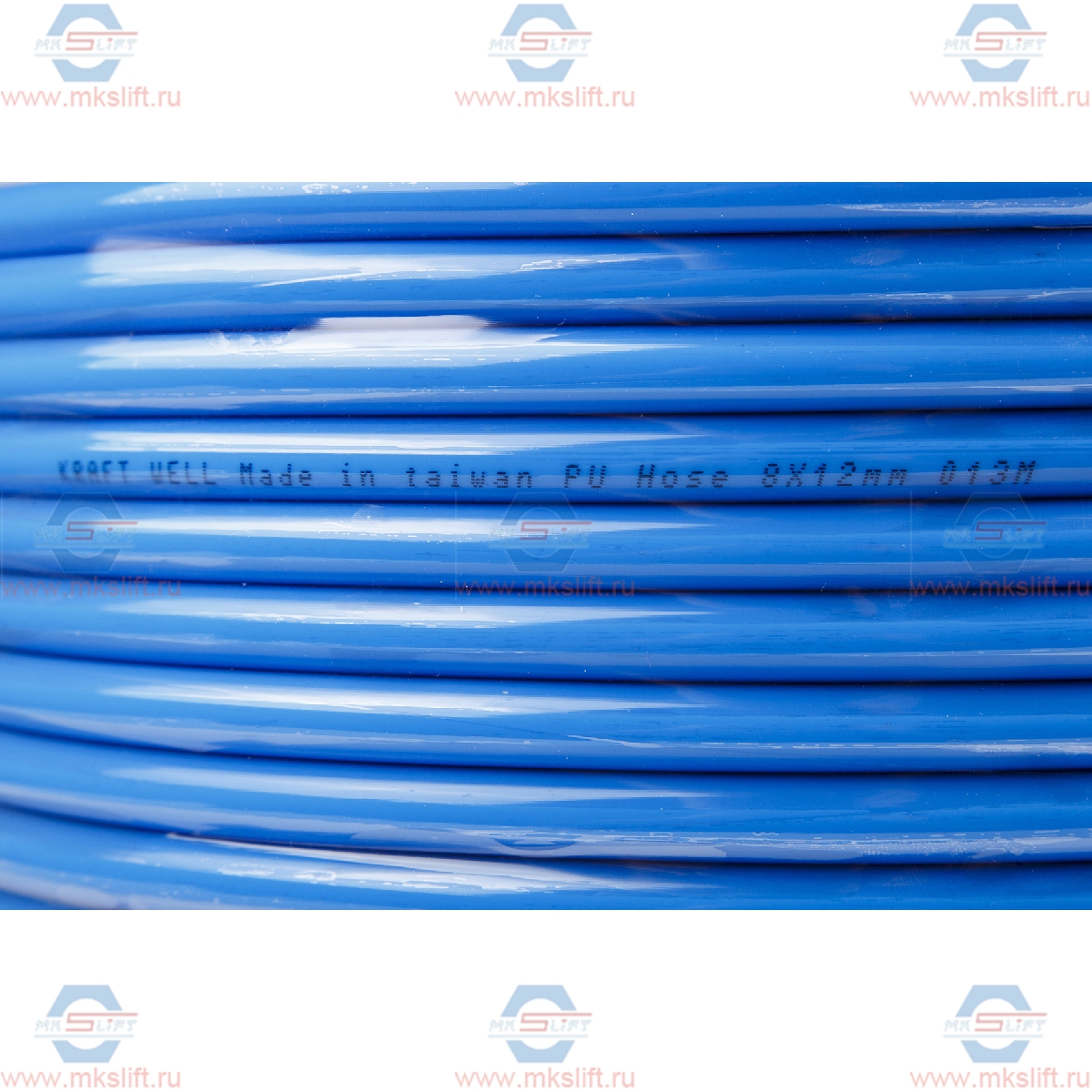 Шланг воздушный полиуретановый D8X12 мм, 1 м KraftWell  арт. KRW-HS0812PU/1