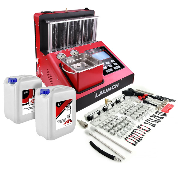 Техносоюз Стенд для тестирования и очистки форсунок Launch CNC-605A GDI,  FSI, GDI, MPI, для 6-и форсунок