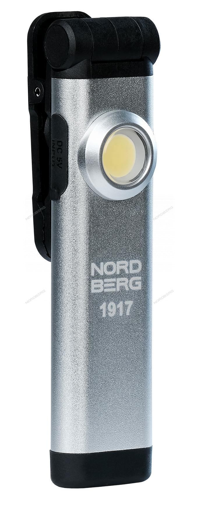 Фонарь светодиодный, аккумуляторный (без зарядного устройства) NORDBERG