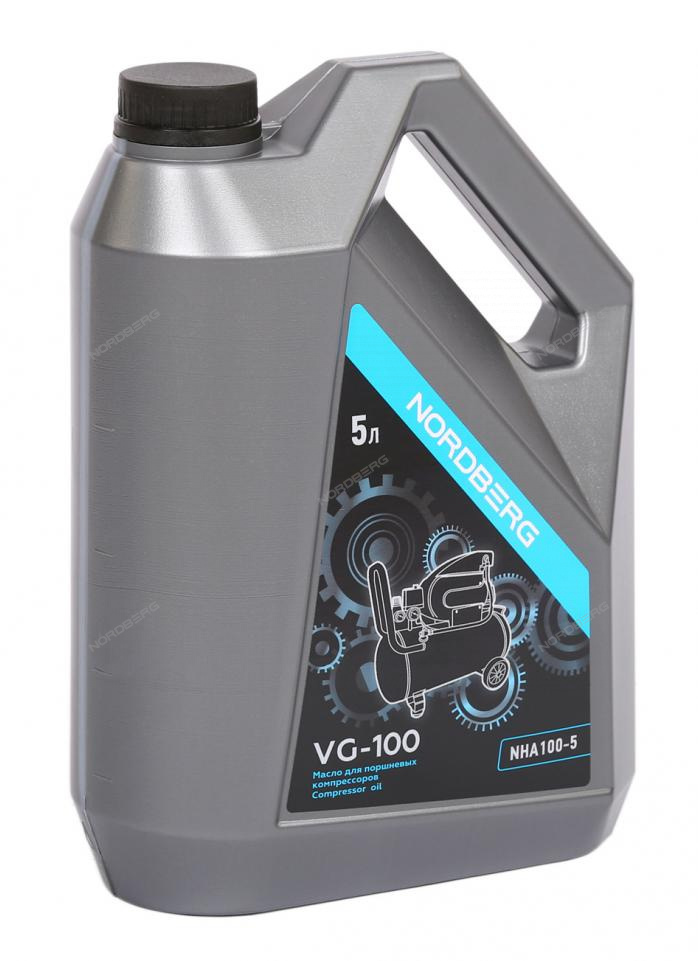Масло компрессорное VG-100, 5 л NORDBERG