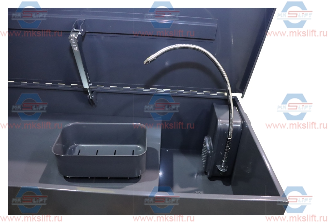 Установка для мойки деталей напольная электрическая, 150 л KraftWell  арт. KRW-PW150