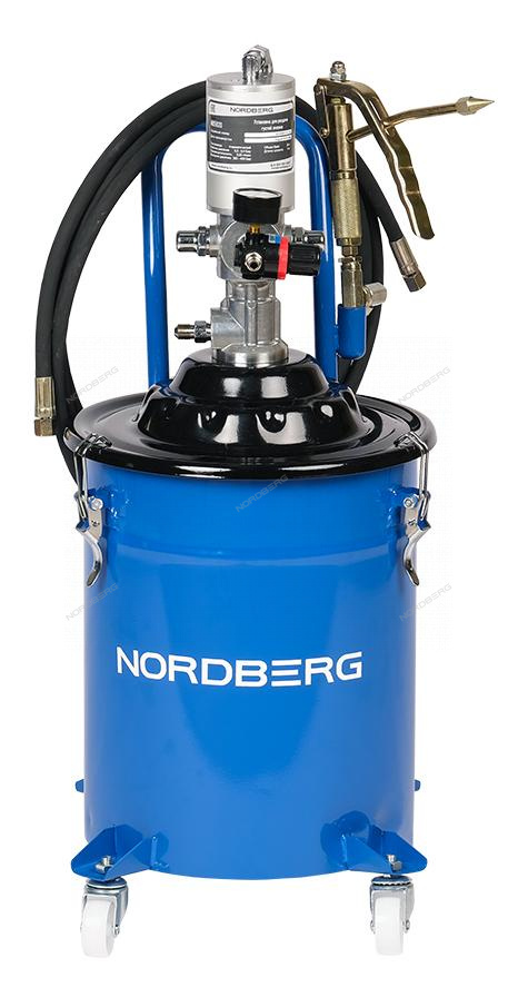 Установка пневматическая для раздачи густой смазки с баком 20 л NORDBERG