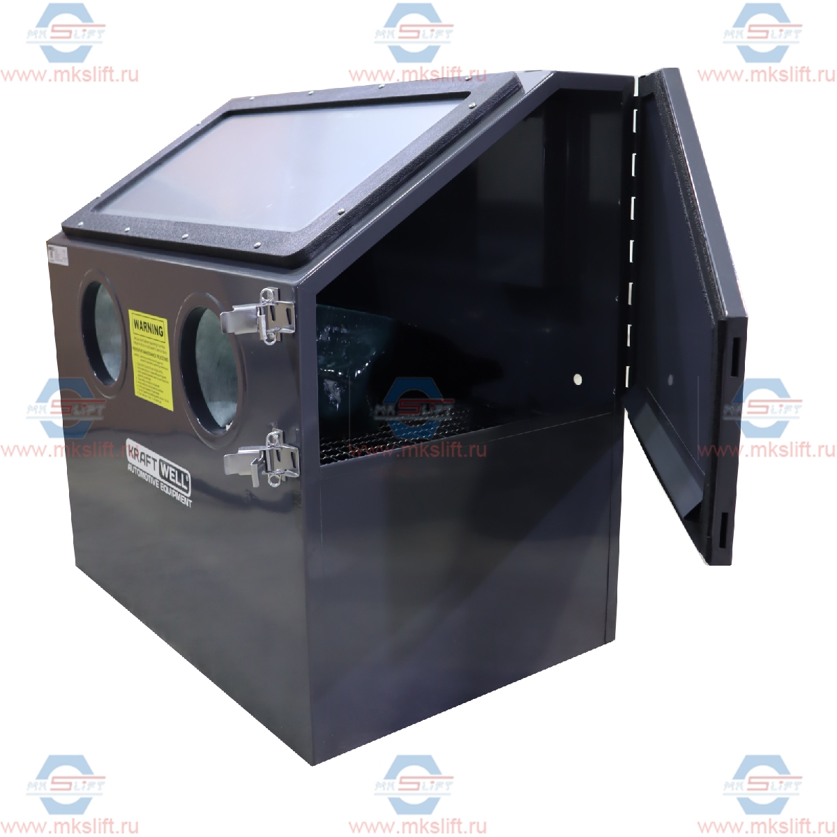 Камера пескоструйная настольная, боковая загрузка, 110 л KraftWell  арт. KRW-SB110