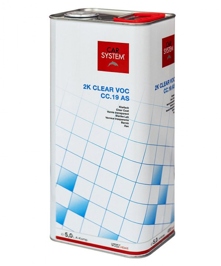 2K Прозрачный лак CARSYSTEM VOC CC.19 AS (5 л)