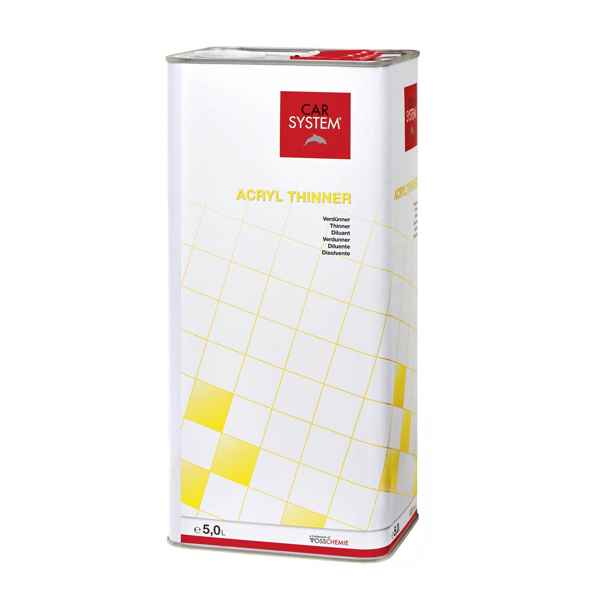 Разбавитель акриловых материалов CARSYSTEM ACRYL THINNER (5 л)
