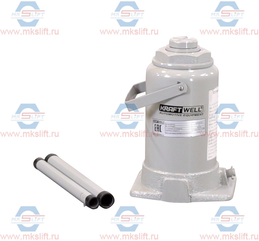 Домкрат бутылочный г/п 32000 кг. KraftWell  арт. KRWBJ32