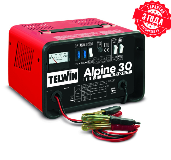 Техносоюз Зарядное устройство ALPINE 30 BOOST 230V 12-24V