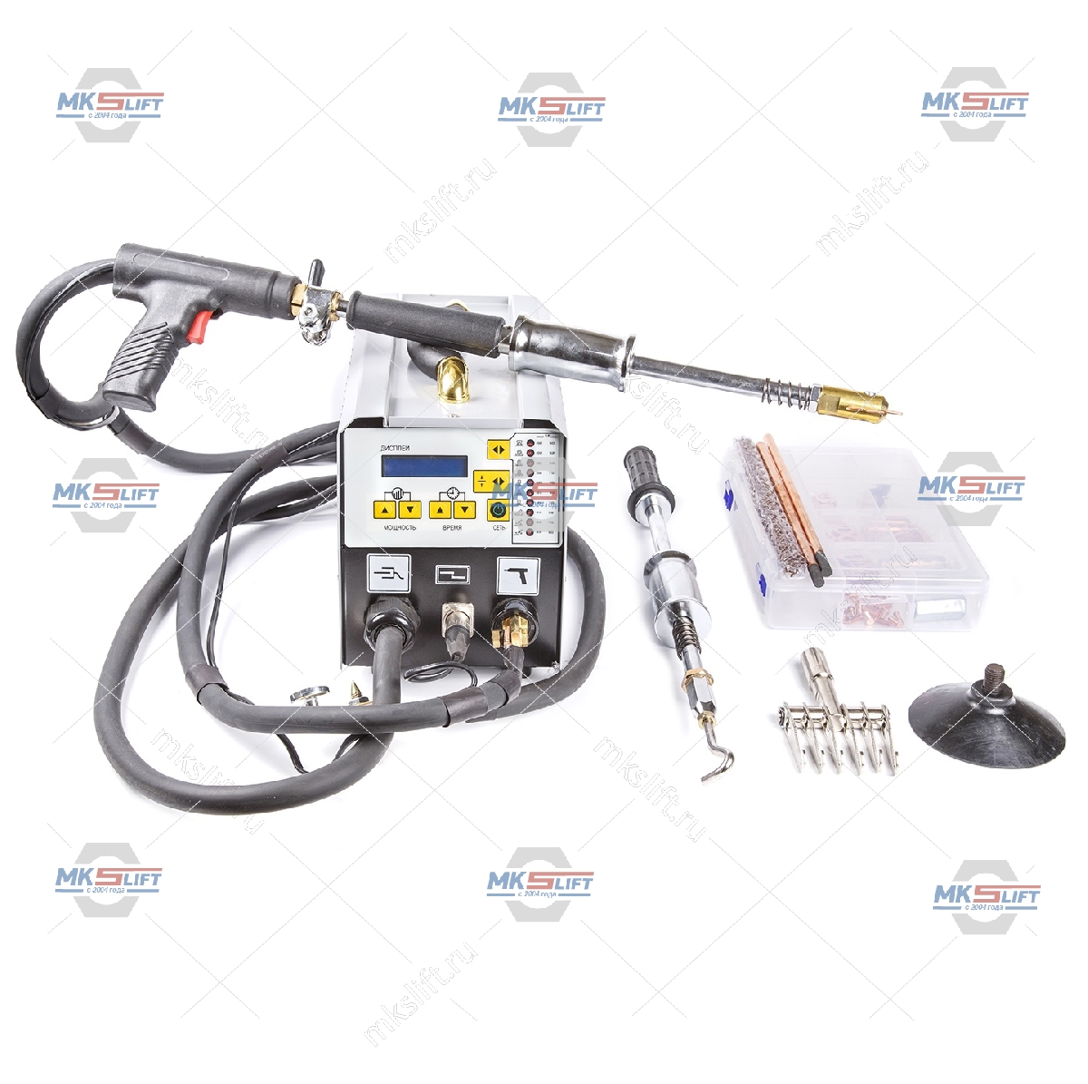 Аппарат для контактной точечной сварки 220 В (споттер) KraftWell  арт. KRW60SW/220L