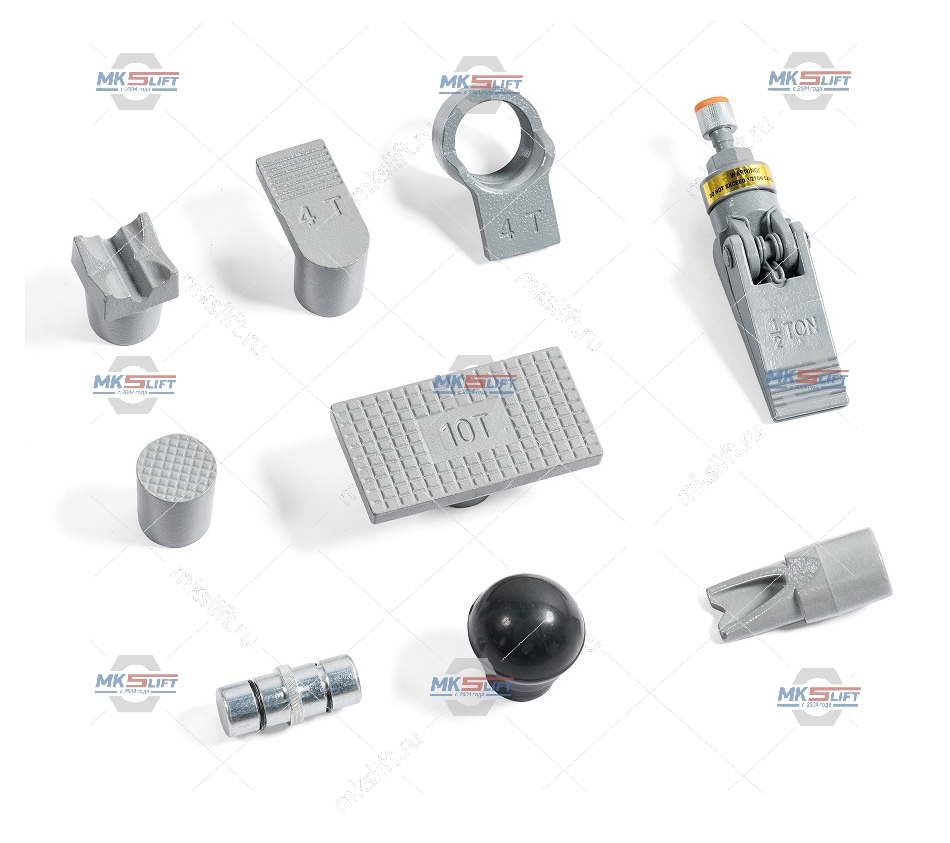 Набор растяжек гидравлических 10 т. KraftWell  арт. KRWPH10W