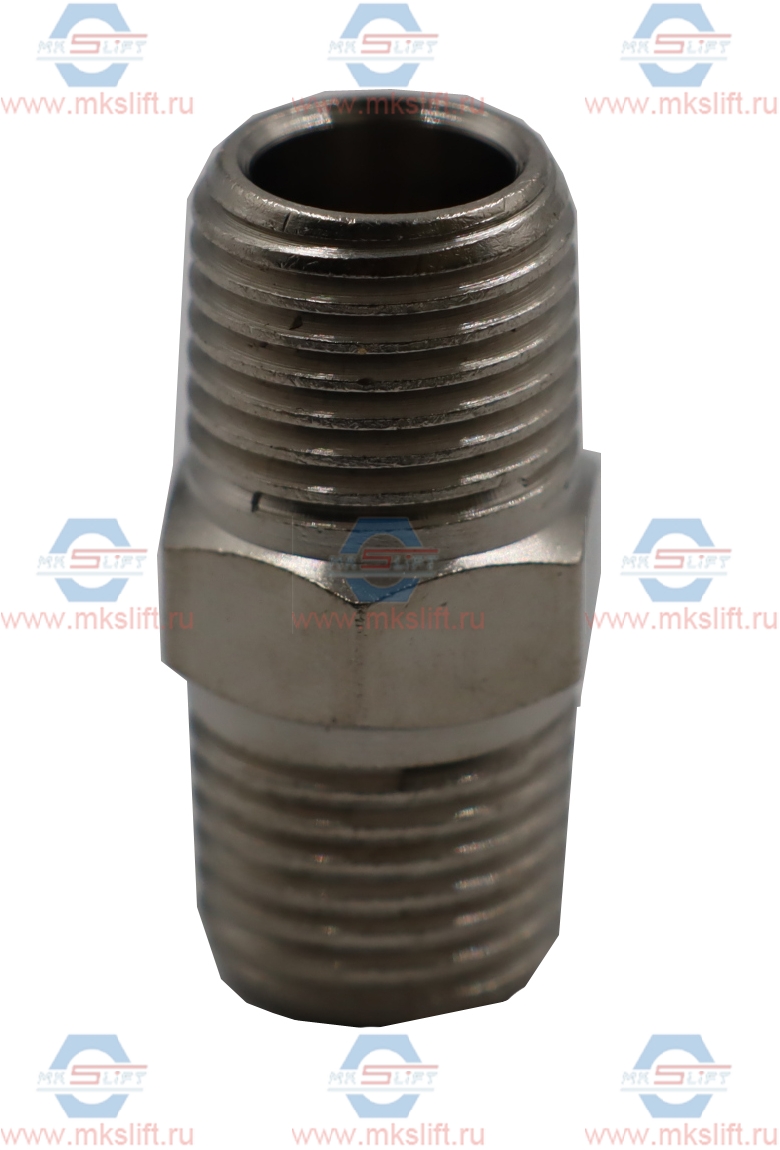 Переходник резьбовой M1/4" - M1/4", 1 шт KraftWell  арт. KRW-TF14M14M