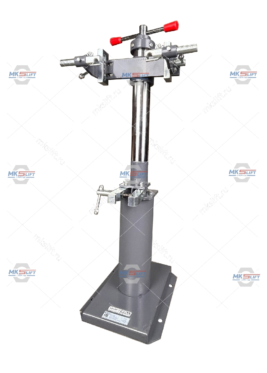 Пресс для демонтажа/монтажа (стяжки) пружин подвесок, механический, усилие 1000 кг KraftWell  арт. KRWSCH