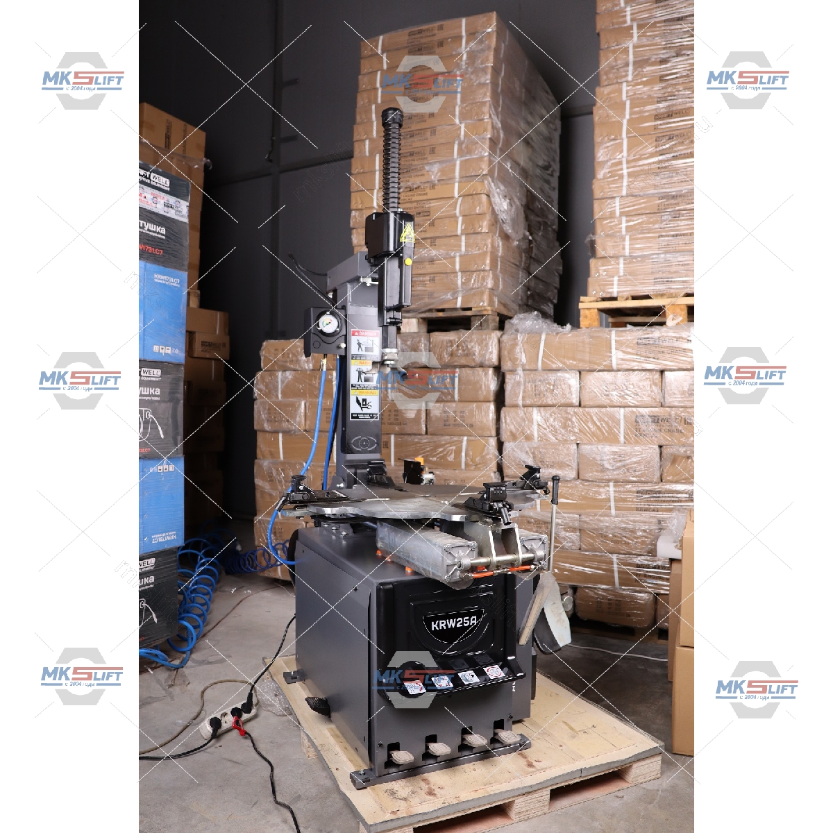Шиномонтажный станок автомат 2 скорости 10-28" KraftWell  арт. KRW25A