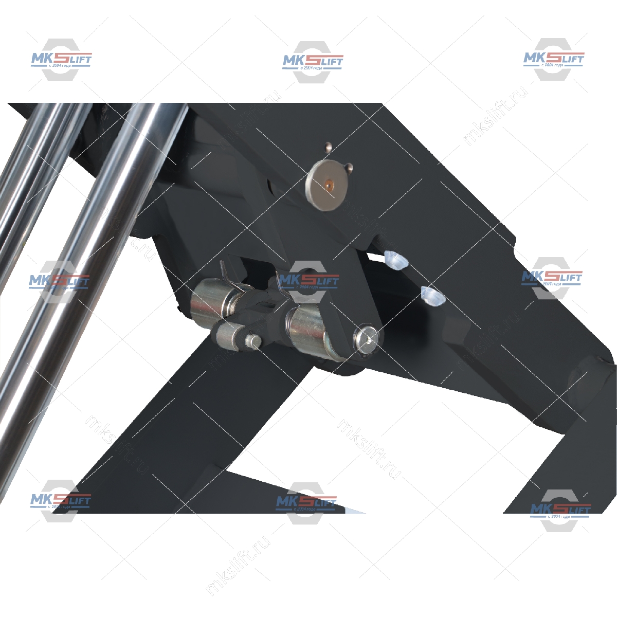 Подъёмник ножничный короткий напольный г/п 3500 кг. KraftWell  арт. KRW350SF