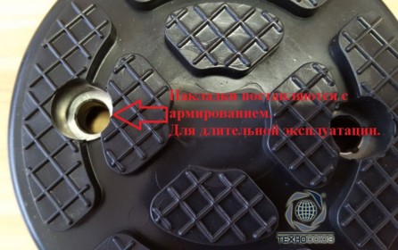 Техносоюз Накладка резиновая для подъемника