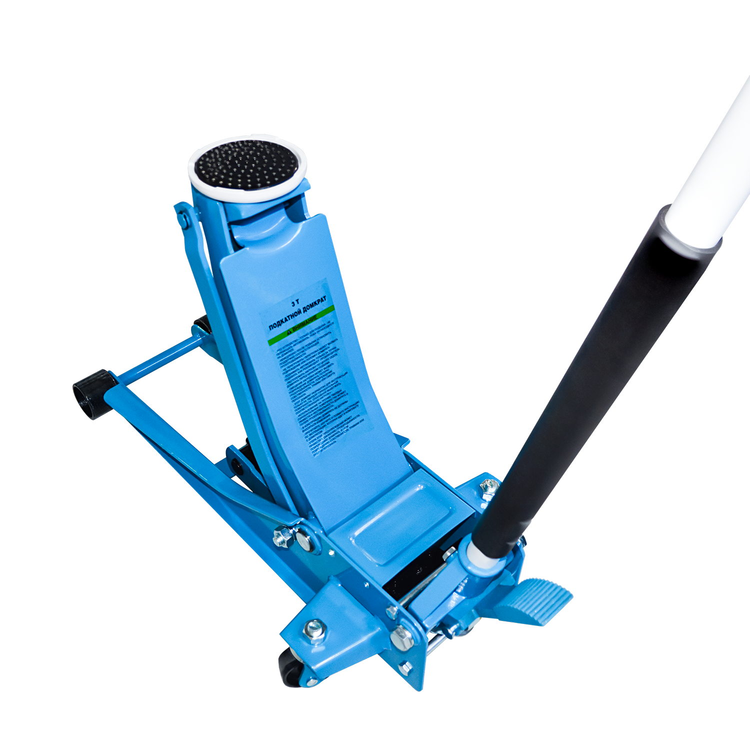 Домкрат подкатной с быстрым подъёмом TROMMELBERG XRD0336 на 3 т (70/505 мм)