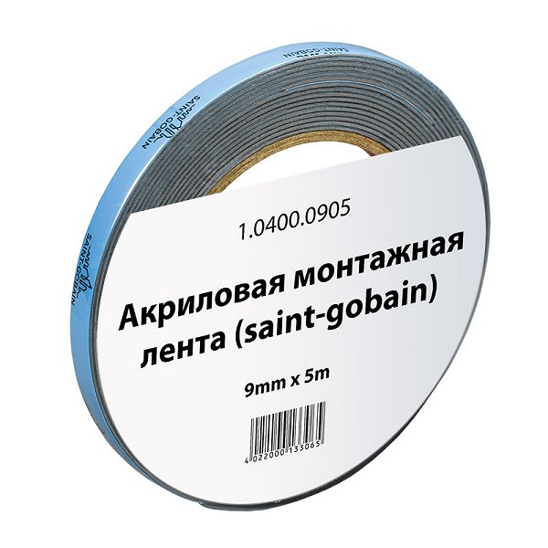 Лента монтажная акриловая SAINT GOBAIN (9 мм х 5 м)
