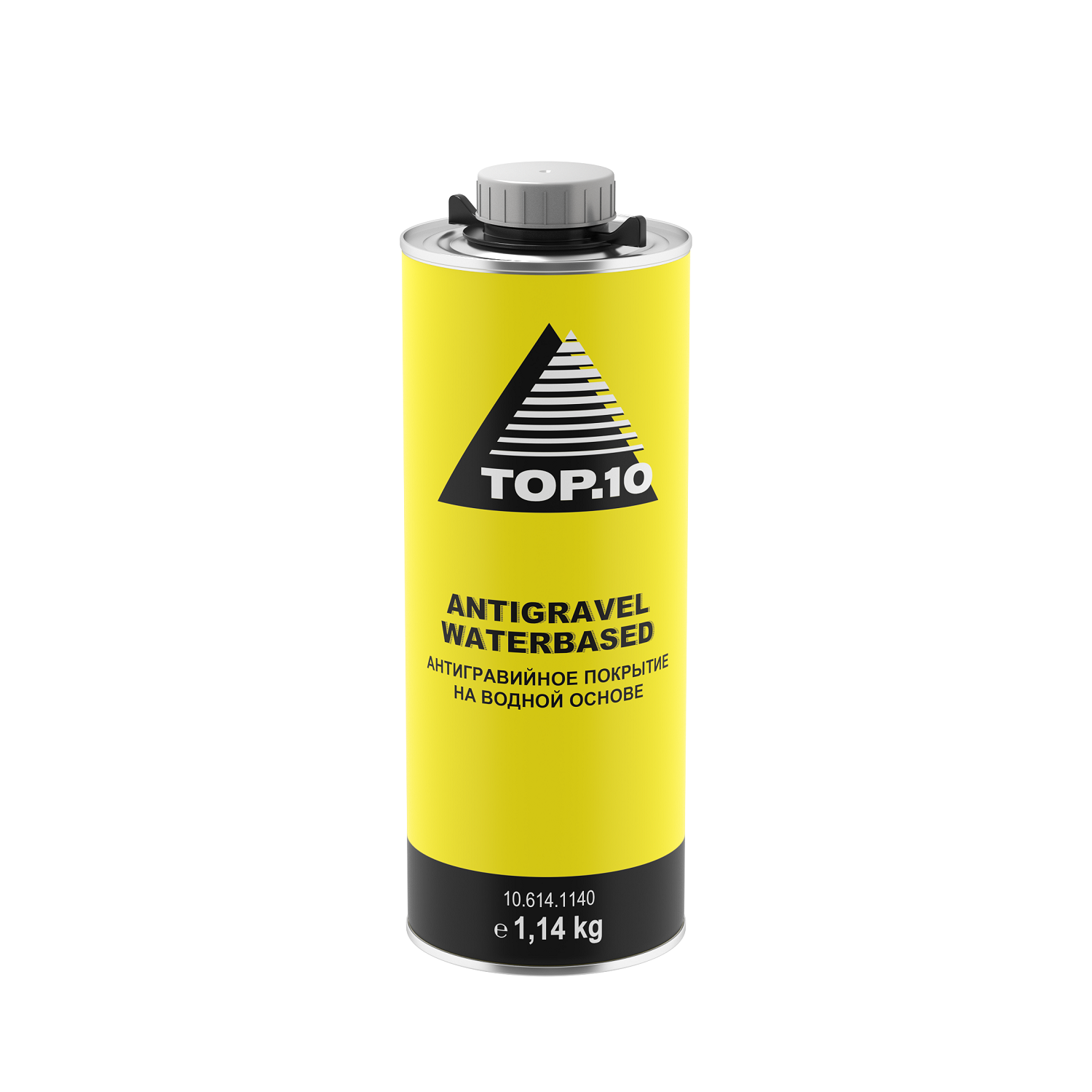 Покрытие на водной основе TOP.10 ANTIGRAVEL WATERBASED тёмно-серое (1.14 кг)