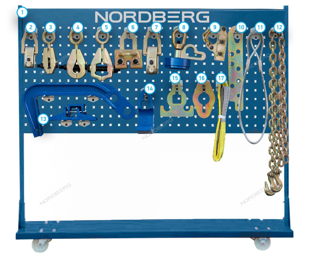 Рамный стапель с двумя башнями NORDBERG