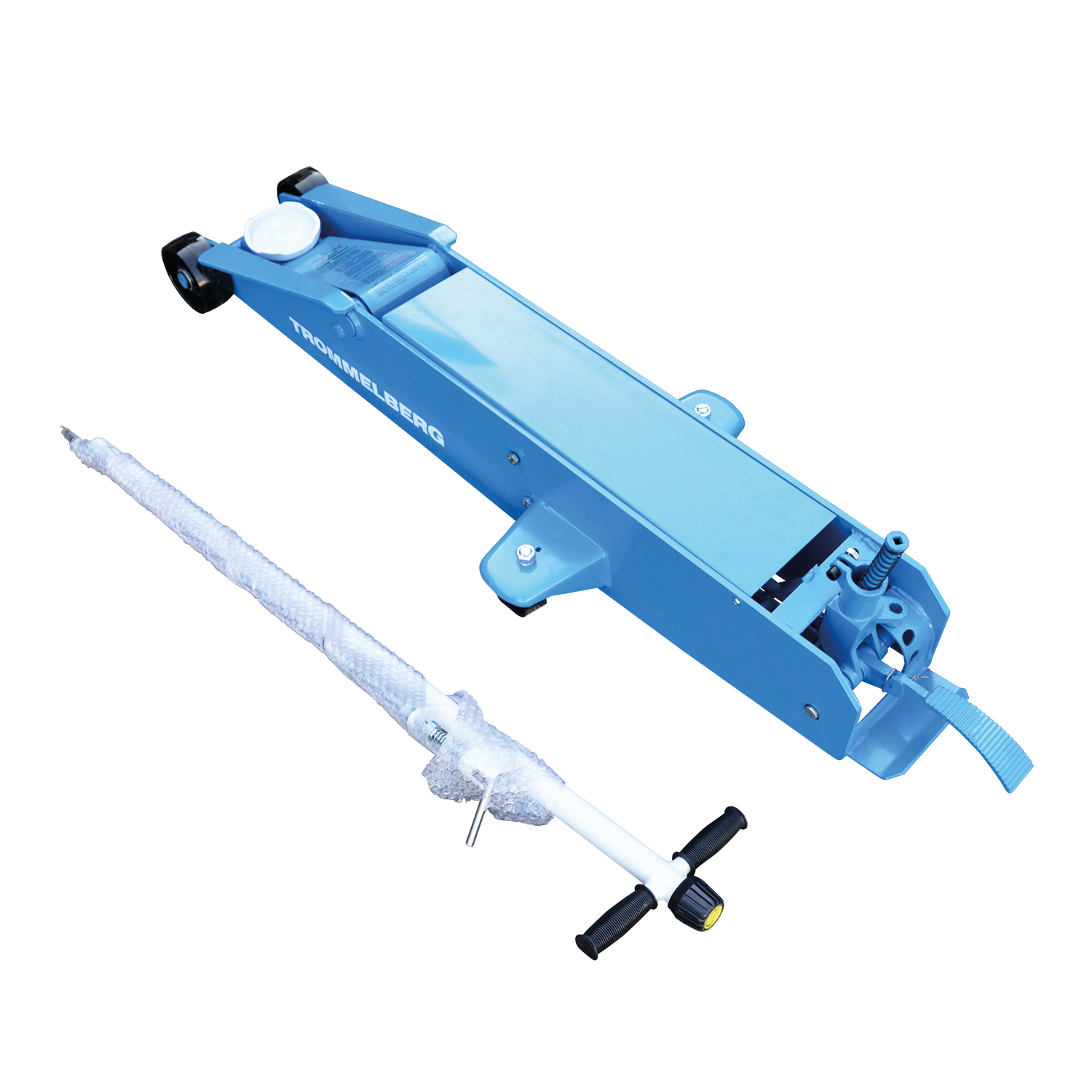 Домкрат подкатной с длинной базой TROMMELBERG на 10 тонн XRD0339 (160/600 мм)