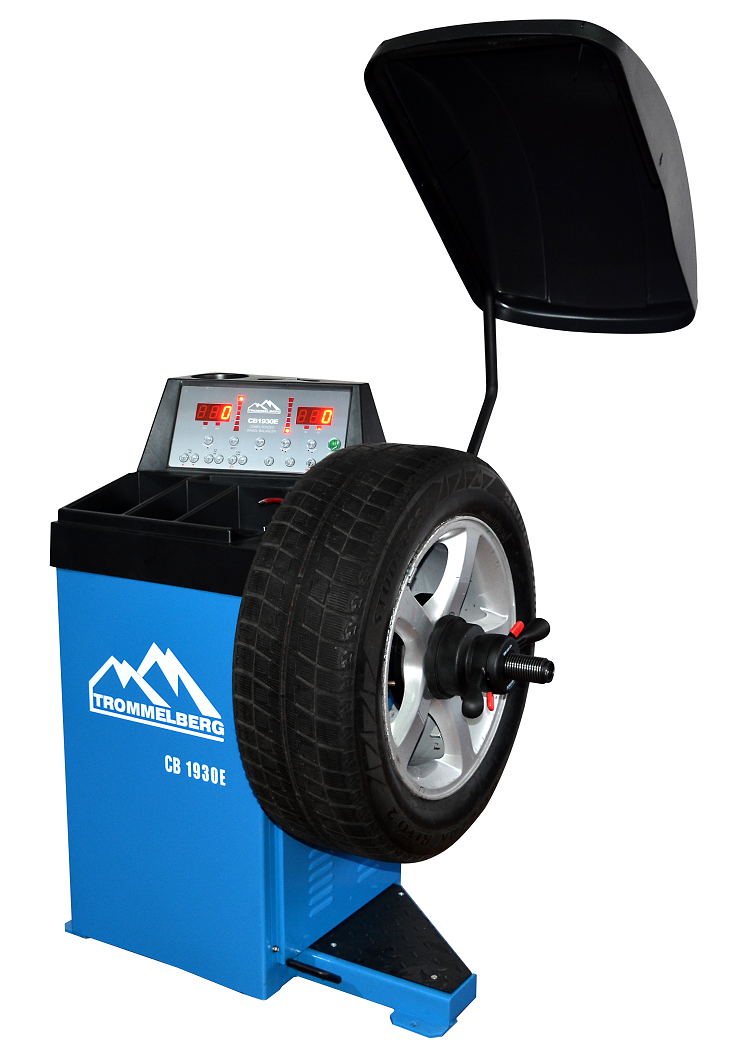 Балансировочный станок TROMMELBERG CB1930E с LED-дисплеем и механической линейкой
