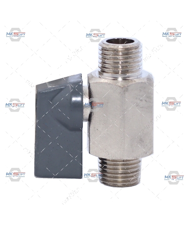 Вентиль шаровый M1/4" - M1/4", 5 шт KraftWell  арт. KRW-BV14M-5