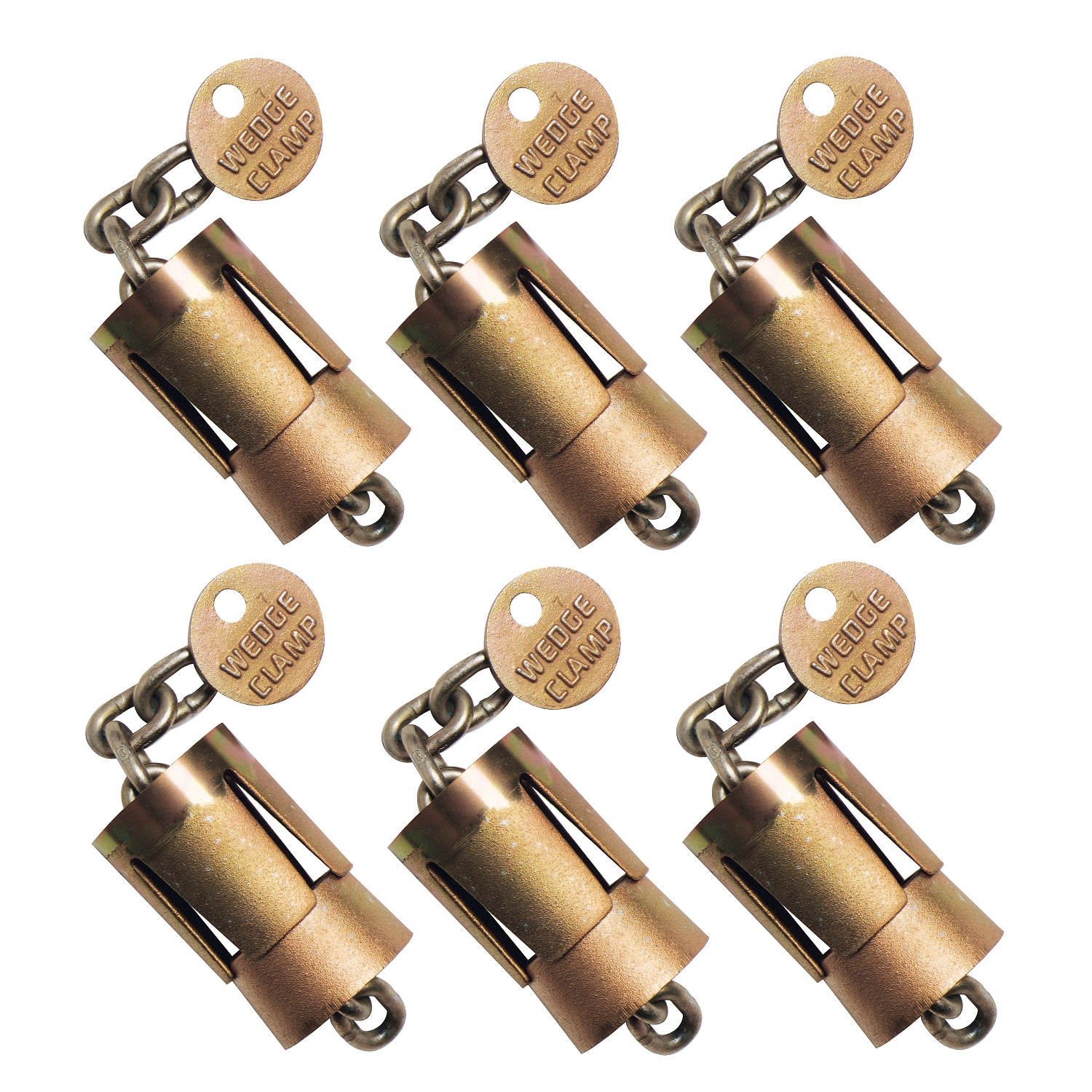 Колодец анкерный оцинкованный WEDGE CLAMP (6 шт.)