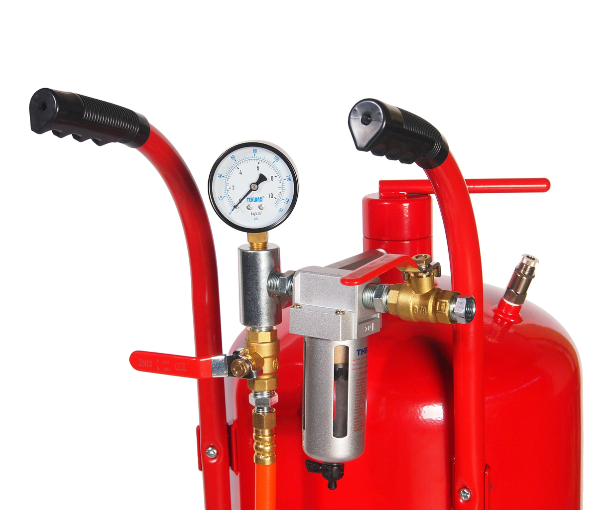 Техносоюз Аппарат пескоструйный 38 литров, шланг 1/2", 250PSI JTC