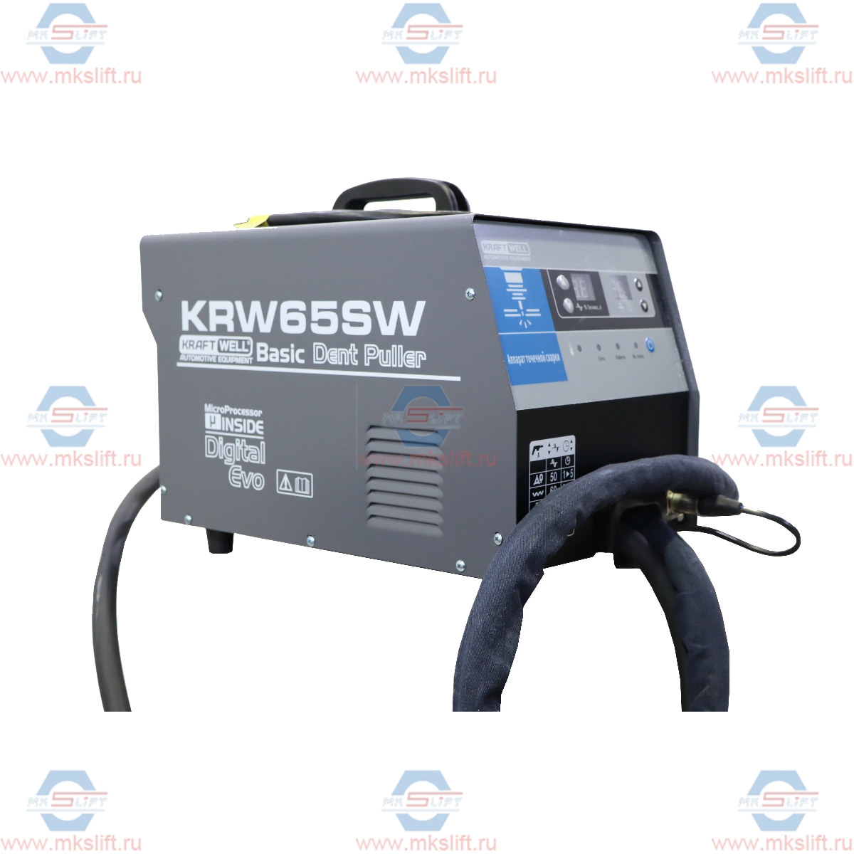 Аппарат для контактной точечной сварки 220 В (споттер) KraftWell  арт. KRW65SW/220L