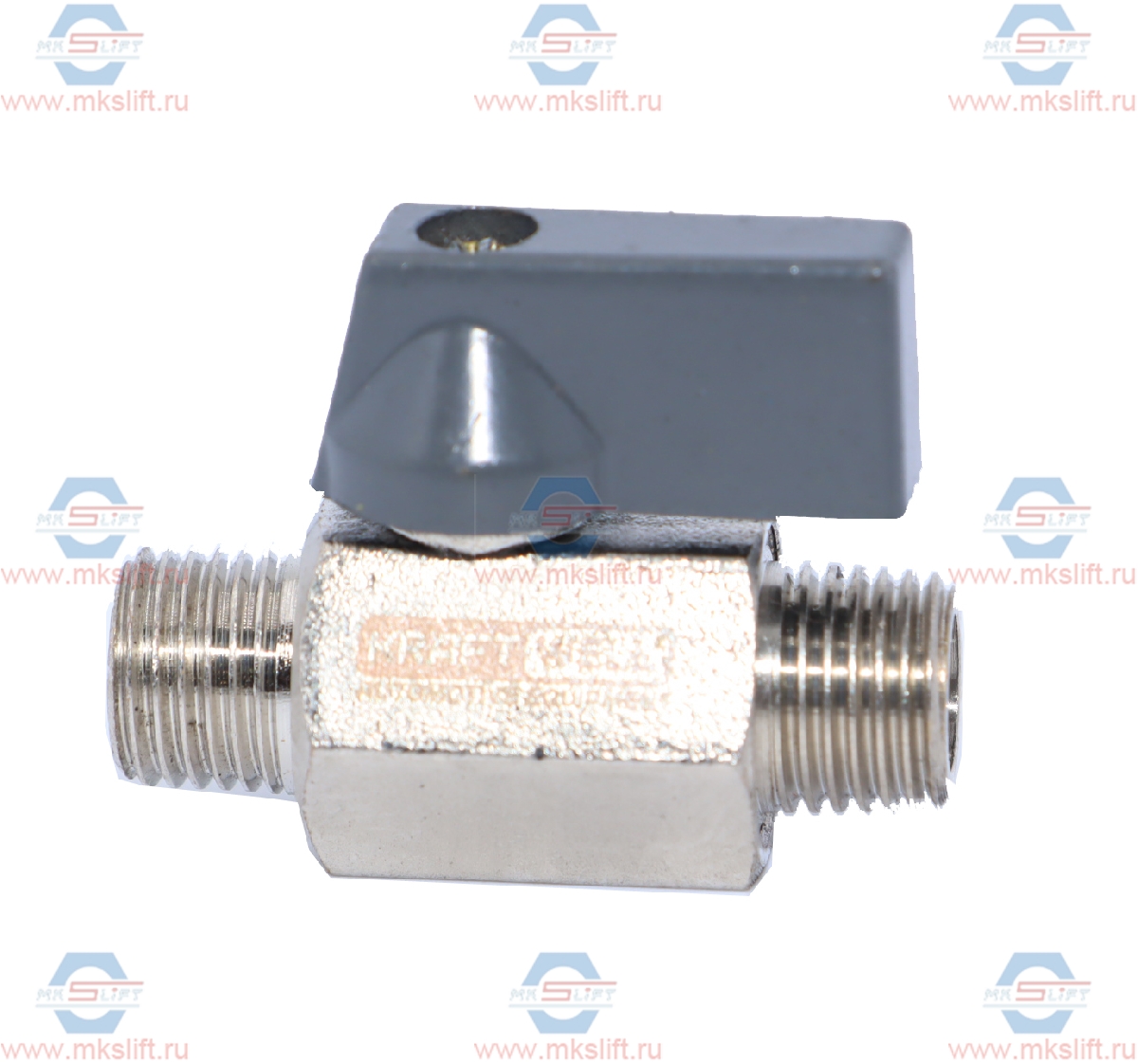 Вентиль шаровый M1/4" - M1/4", 1 шт KraftWell  арт. KRW-BV14M