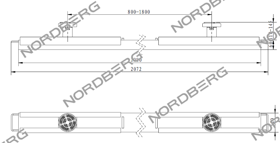 SUV адаптер для подъемника N631L-3 NORDBERG