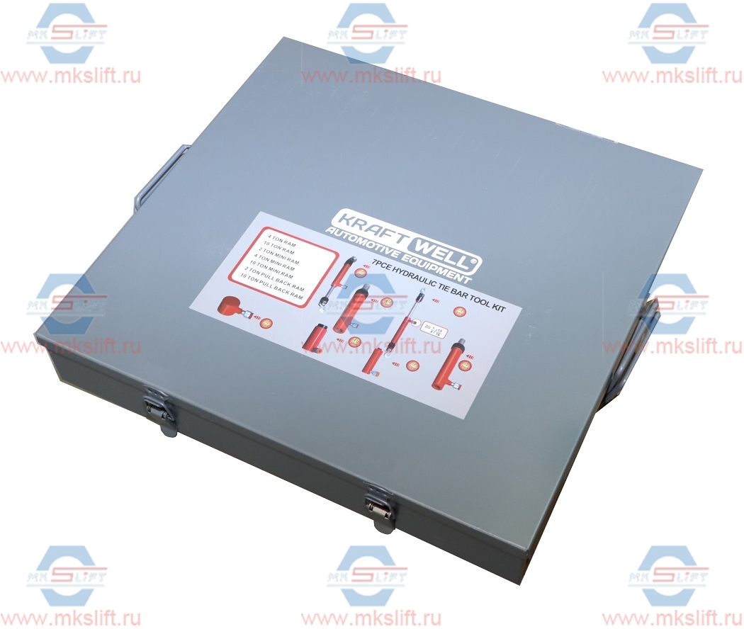 Набор гидроцилиндров усилием от 2 до 10 т. (7шт) KraftWell  арт. KRWHCS